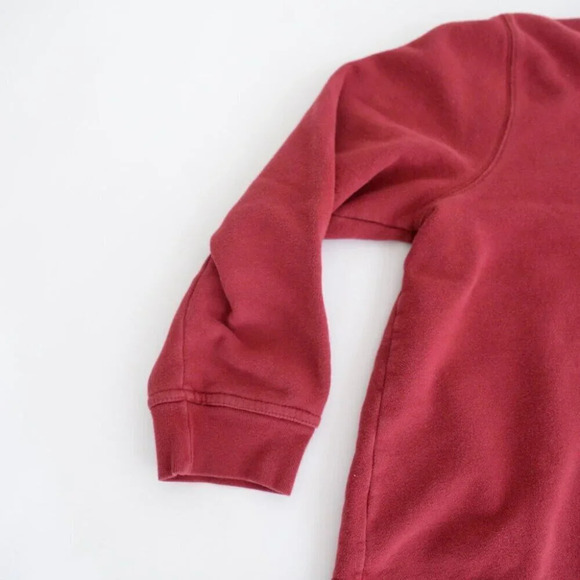 Vintage 90'S Basic Editions Maroon Floral Springtime Crewneck Sweater XL - Picture 8 of 10